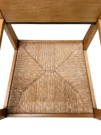 Art Deco Armchair by J.A. Muntendam, Solid Oak, Dutch Design, 1920s